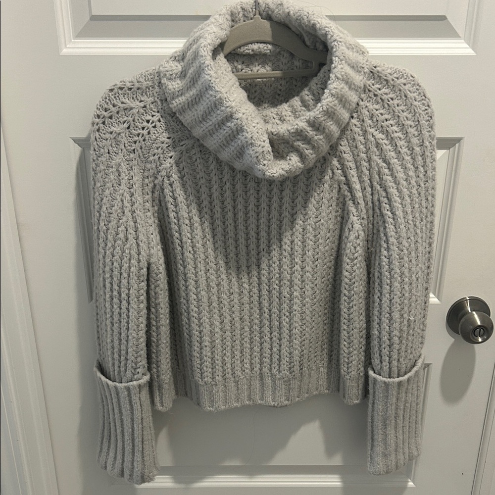 Jason Wu Cozy Gray Turtleneck Sweater